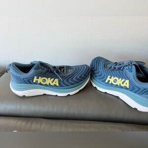 HOKA Gaviota 5 Blue Steel Men's Sz 12 D worn twice like new MSRP: $175